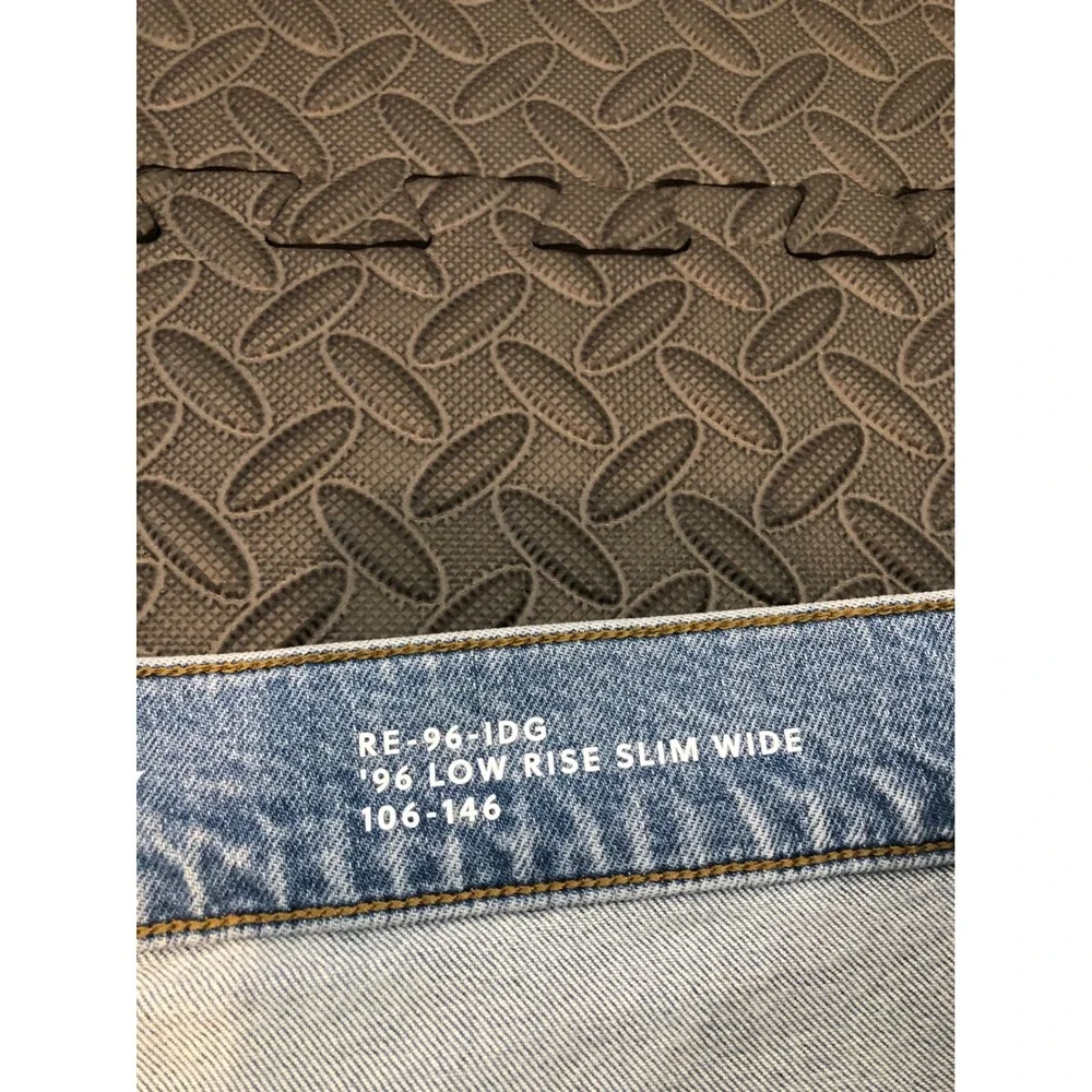 NEW J.Crew '96 Low Rise Slim Wide Jeans Womens 33 Light Blue Denim CH846 - Picture 6 of 13